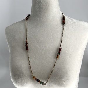 Handmade Fabric Bead Necklace